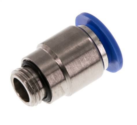 12mm x G1/4'' Steckverschraubung mit Außengewinde Messing/PA 66 NBR Innensechskant [2 Stück]