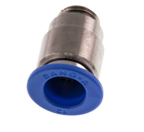 12mm x G1/4'' Steckverschraubung mit Außengewinde Messing/PA 66 NBR Innensechskant [2 Stück]