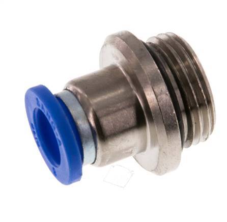 8mm x G3/8'' Steckverschraubung mit Außengewinde Messing/PA 66 NBR Innensechskant [2 Stück]