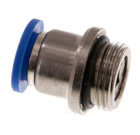 10mm x G3/8'' Steckverschraubung mit Außengewinde Messing/PA 66 NBR Innensechskant [2 Stück]