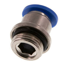 10mm x G3/8'' Steckverschraubung mit Außengewinde Messing/PA 66 NBR Innensechskant [2 Stück]