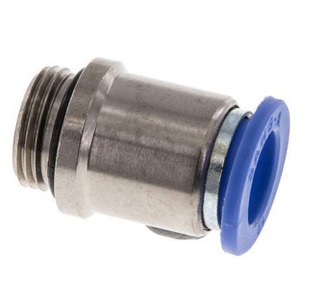 12mm x G3/8'' Steckverschraubung mit Außengewinde Messing/PA 66 NBR Innensechskant [2 Stück]