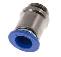 12mm x G3/8'' Steckverschraubung mit Außengewinde Messing/PA 66 NBR Innensechskant [2 Stück]