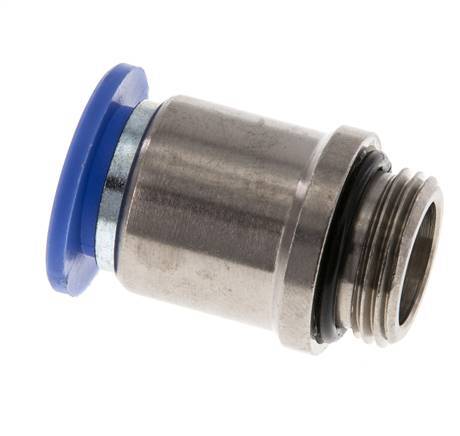 12mm x G3/8'' Steckverschraubung mit Außengewinde Messing/PA 66 NBR Innensechskant [2 Stück]