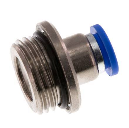 8mm x G1/2'' Push-in Fitting with Male Threads Brass/PA 66 NBR Inner Hexagon [2 Pieces]