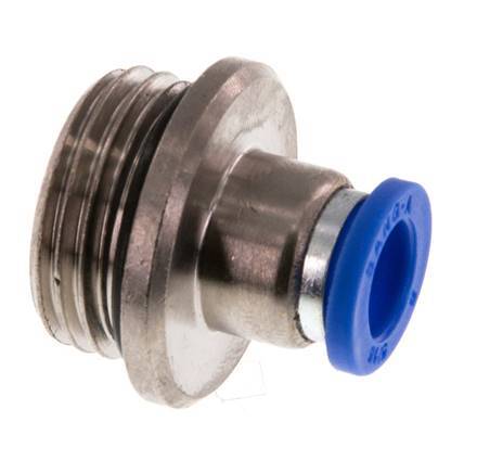 8mm x G1/2'' Push-in Fitting with Male Threads Brass/PA 66 NBR Inner Hexagon [2 Pieces]