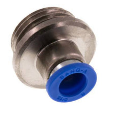 8mm x G1/2'' Steckverschraubung mit Außengewinde Messing/PA 66 NBR Innensechskant [2 Stück]