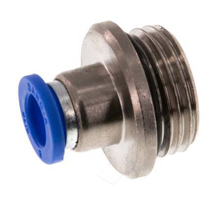 8mm x G1/2'' Steckverschraubung mit Außengewinde Messing/PA 66 NBR Innensechskant [2 Stück]