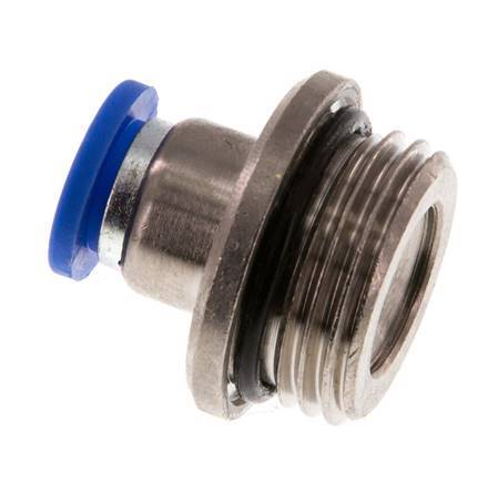 8mm x G1/2'' Steckverschraubung mit Außengewinde Messing/PA 66 NBR Innensechskant [2 Stück]