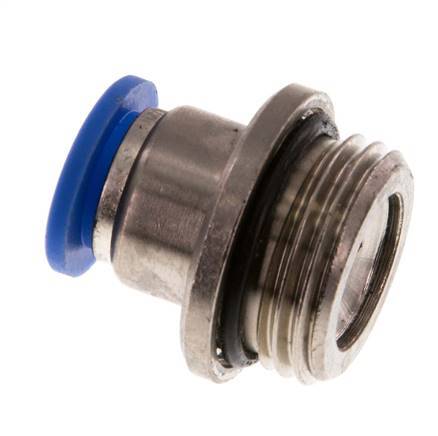 10mm x G1/2'' Push-in Fitting with Male Threads Brass/PA 66 NBR Inner Hexagon [2 Pieces]