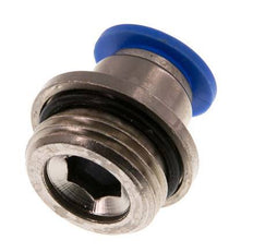 10mm x G1/2'' Steckverschraubung mit Außengewinde Messing/PA 66 NBR Innensechskant [2 Stück]