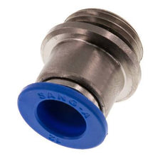 12mm x G1/2'' Steckverschraubung mit Außengewinde Messing/PA 66 NBR Innensechskant [2 Stück]