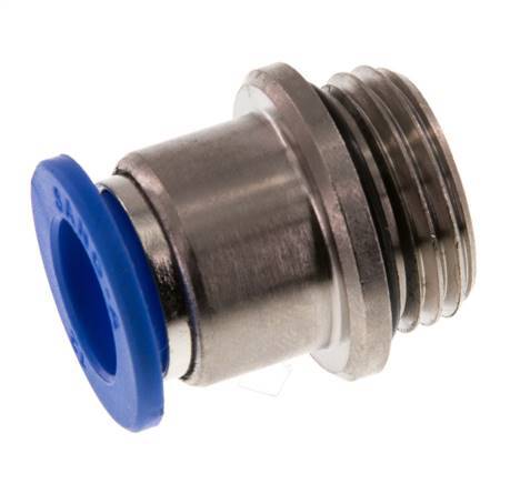 12mm x G1/2'' Steckverschraubung mit Außengewinde Messing/PA 66 NBR Innensechskant [2 Stück]