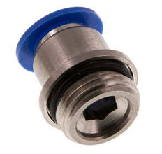 12mm x G1/2'' Steckverschraubung mit Außengewinde Messing/PA 66 NBR Innensechskant [2 Stück]