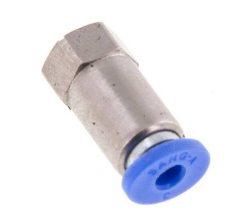 3mm x M 5 Steckverschraubung mit Innengewinde Messing/PA 66 NBR [2 Stück]