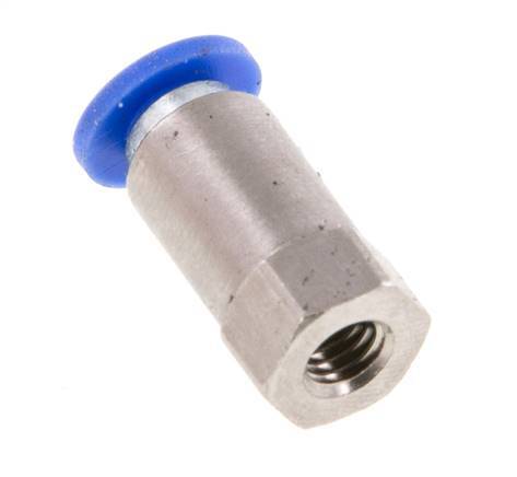 3mm x M 5 Steckverschraubung mit Innengewinde Messing/PA 66 NBR [2 Stück]