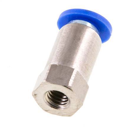 4mm x M 5 Steckverschraubung mit Innengewinde Messing/PA 66 NBR [2 Stück]