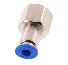 4mm x G1/8'' Steckverschraubung mit Innengewinde Messing/PA 66 NBR [2 Stück]