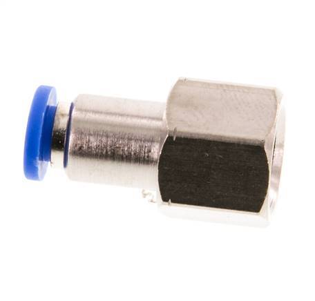 4mm x G1/8'' Steckverschraubung mit Innengewinde Messing/PA 66 NBR [2 Stück]