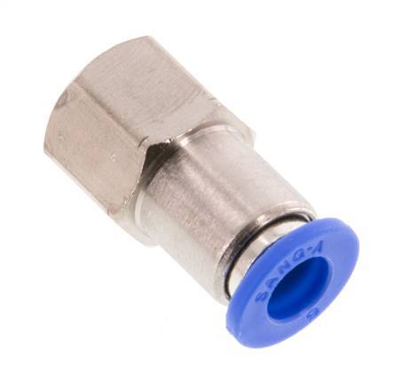 6mm x G1/8'' Steckverschraubung mit Innengewinde Messing/PA 66 NBR [2 Stück]