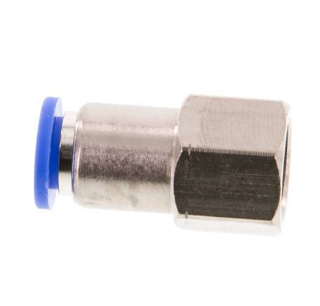 6mm x G1/8'' Steckverschraubung mit Innengewinde Messing/PA 66 NBR [2 Stück]