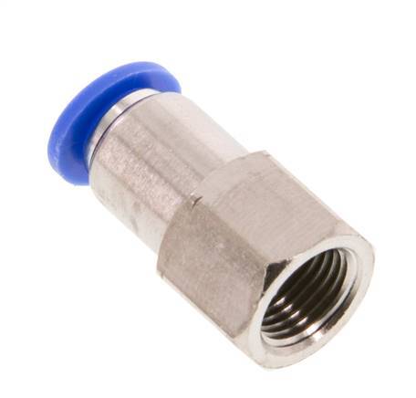 6mm x G1/8'' Steckverschraubung mit Innengewinde Messing/PA 66 NBR [2 Stück]