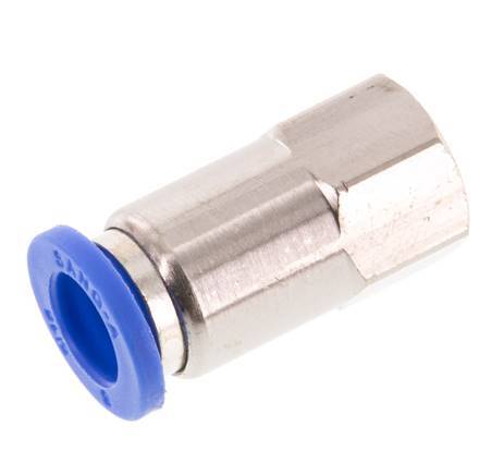8mm x G1/8'' Steckverschraubung mit Innengewinde Messing/PA 66 NBR [2 Stück]