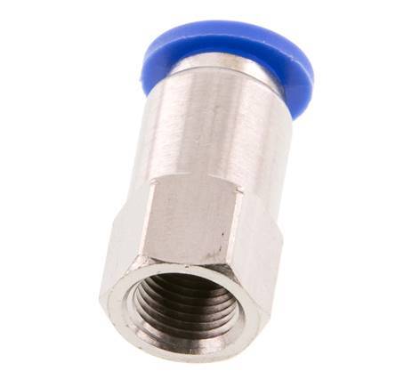 8mm x G1/8'' Steckverschraubung mit Innengewinde Messing/PA 66 NBR [2 Stück]