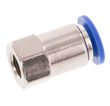 10mm x G1/8'' Steckverschraubung mit Innengewinde Messing/PA 66 NBR [2 Stück]