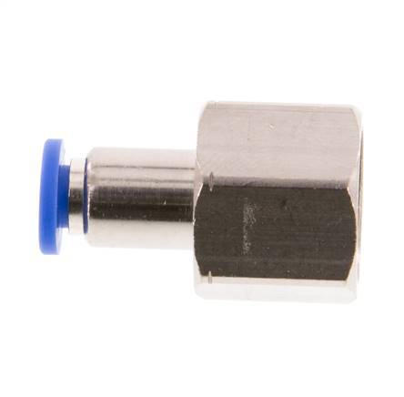 4mm x G1/4'' Steckverschraubung mit Innengewinde Messing/PA 66 NBR [2 Stück]