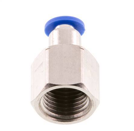 4mm x G1/4'' Steckverschraubung mit Innengewinde Messing/PA 66 NBR [2 Stück]