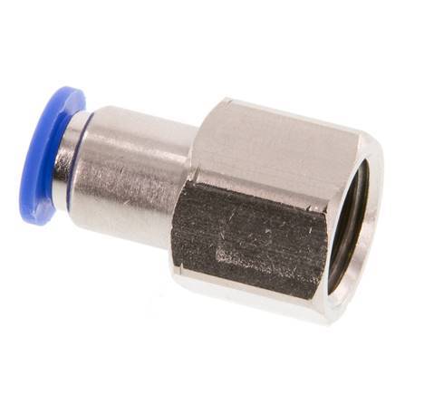6mm x G1/4'' Steckverschraubung mit Innengewinde Messing/PA 66 NBR [2 Stück]