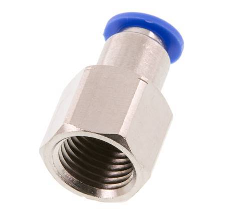 6mm x G1/4'' Steckverschraubung mit Innengewinde Messing/PA 66 NBR [2 Stück]