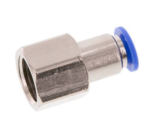 6mm x G1/4'' Steckverschraubung mit Innengewinde Messing/PA 66 NBR [2 Stück]