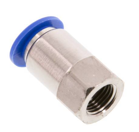 12mm x G1/4'' Steckverschraubung mit Innengewinde Messing/PA 66 NBR [2 Stück]