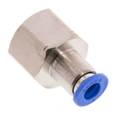 6mm x G3/8'' Steckverschraubung mit Innengewinde Messing/PA 66 NBR [2 Stück]