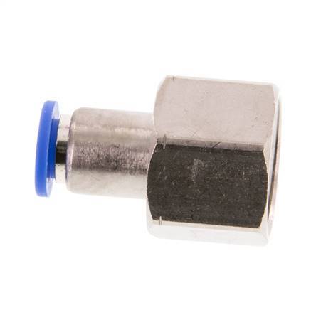 6mm x G3/8'' Steckverschraubung mit Innengewinde Messing/PA 66 NBR [2 Stück]