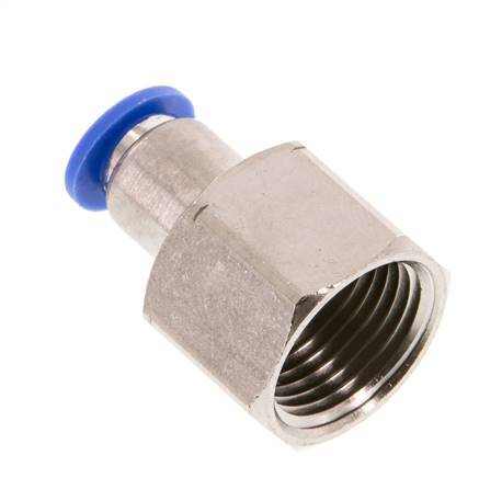 6mm x G3/8'' Steckverschraubung mit Innengewinde Messing/PA 66 NBR [2 Stück]