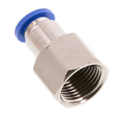 8mm x G3/8'' Steckverschraubung mit Innengewinde Messing/PA 66 NBR [2 Stück]