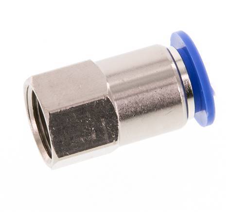 12mm x G3/8'' Push-in Fitting with Female Threads Brass/PA 66 NBR [2 Pieces]