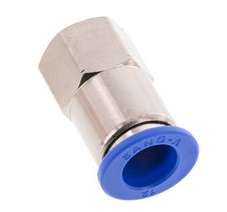 12mm x G3/8'' Steckverschraubung mit Innengewinde Messing/PA 66 NBR [2 Stück]