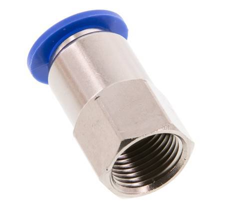 12mm x G3/8'' Steckverschraubung mit Innengewinde Messing/PA 66 NBR [2 Stück]