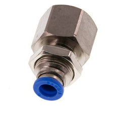 6mm x G3/8'' Steckverschraubung mit Innengewinde Messing/PA 66 NBR Bulkhead [2 Stück]