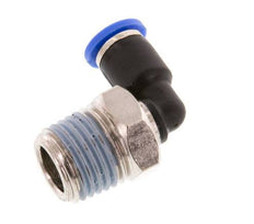 4mm x R1/4'' 90deg Winkel-Steckverschraubung mit Außengewinde Messing/PA 66 NBR kurze Hülse drehbar [2 Stück]