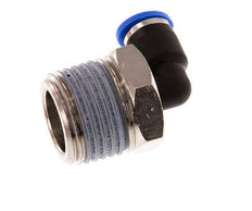 6mm x R1/2'' 90deg Winkel-Steckverschraubung mit Außengewinde Messing/PA 66 NBR kurze Hülse drehbar [2 Stück]