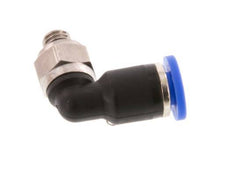 4mm x M 5 90deg Elbow Push-in Fitting with Male Threads Brass/PA 66 NBR Short Sleeve Rotatable [2 Pieces]