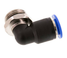 12mm x G1/2'' 90deg Elbow Push-in Fitting with Male Threads Brass/PA 66 NBR Short Sleeve Rotatable [2 Pieces]