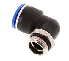 16mm x G1/2'' 90deg Winkel-Steckverschraubung mit Außengewinde Messing/PA 66 NBR kurze Hülse drehbar