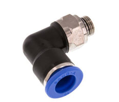 10mm x G1/8'' 90deg Elbow Push-in Fitting with Male Threads Brass/PA 66 NBR Rotatable [2 Pieces]