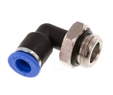 6mm x G1/4'' 90deg Winkel Steckverschraubung mit Außengewinde Messing/PA 66 NBR drehbar [2 Stück]